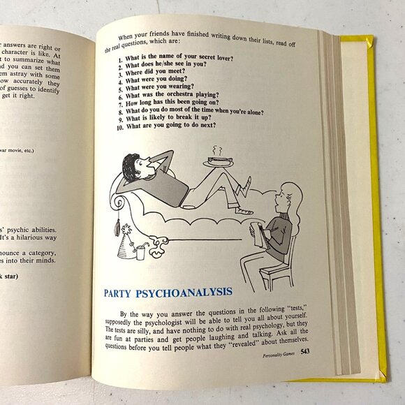 Super Colossal Book of Puzzles Tricks & Games Hardcover Sheila Anne Barry 1970s - Picture 10 of 10